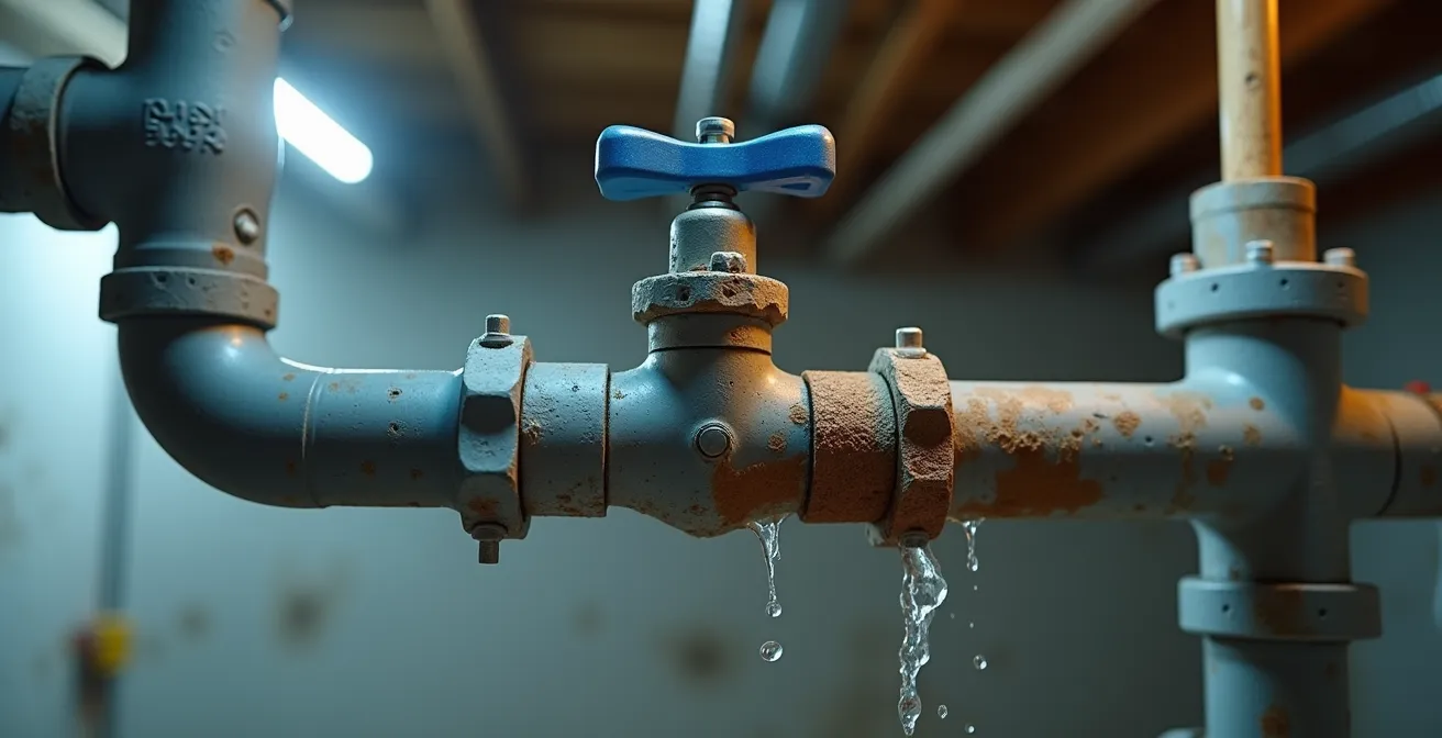 Modern plumbing system upgrade in a home environment